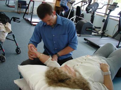 Nolan with Patient